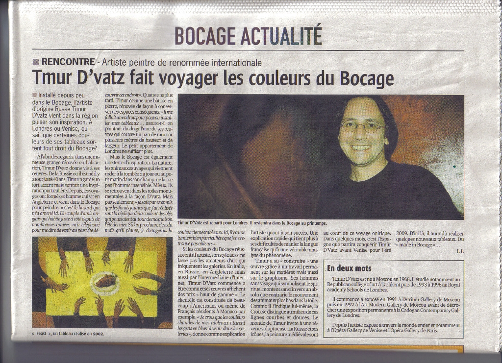 20090116 T. D'VATZ La Voix Le Bocage Actualité.jpg